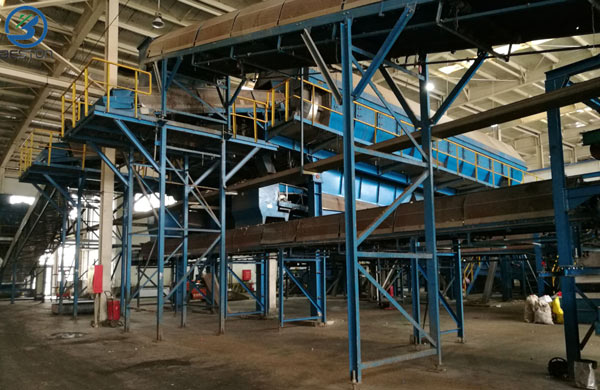 Plastic Waste Recycling Sorting Plant
