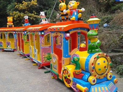 Animal Land cute cartoon theme park train for kids