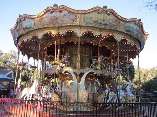 themed double decker carousel