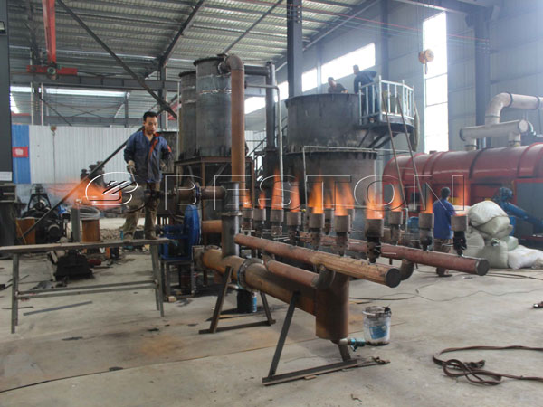 Beston Palm Shell Charcoal Making Machine