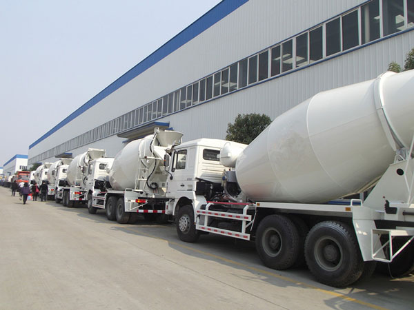 capacity of concrete mixer trucks