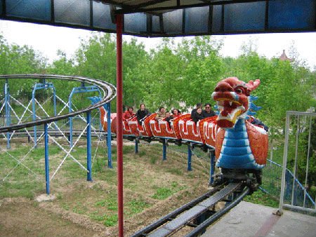 Backyard Roller Coaster Ride