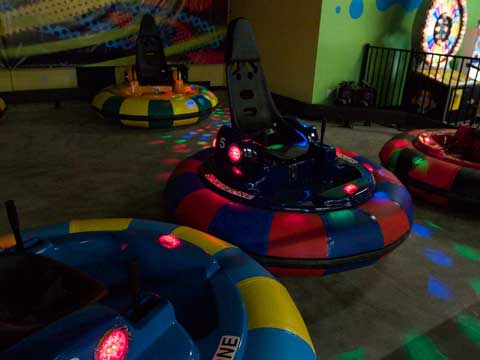 Colorful Spin Zone Dodgem Cars