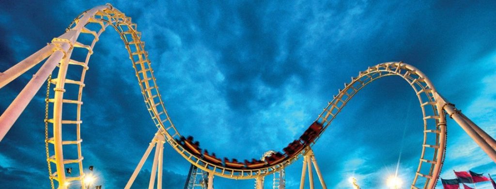 the thrill ride-roller coaster ride 