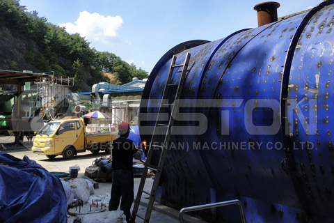 Installation of Rubber Pyrolysis Plant
