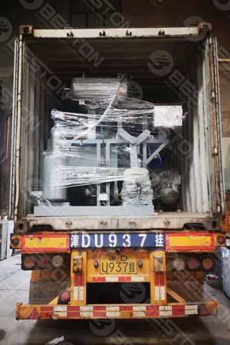 Paper Apple Tray Machine Shipped to America