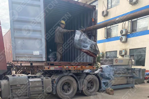 Egg Tray Making Equipment Shipped to Ghana