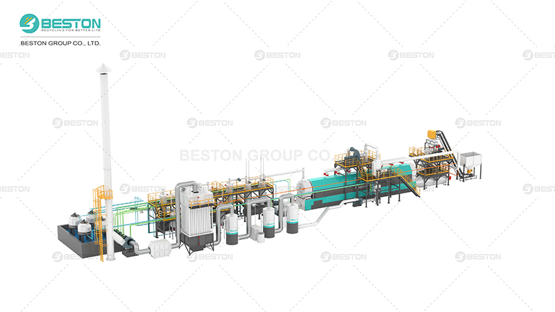 Beston Fully Continuous Pyrolysis Plant