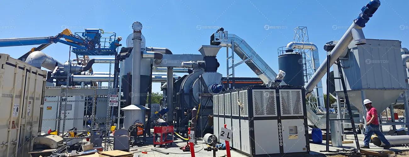 Biochar Pyrolysis Equipment Installation Site
